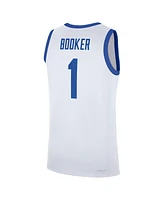 Nike Men's Devin Booker White Kentucky Wildcats Performance Replica Basketball Jersey