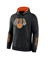 Fanatics Men's Black New York Knicks Legacy Guard Pullover Hoodie