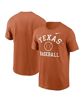 Nike Men's Texas Orange Longhorns Essential Baseball Arch T-Shirt