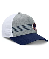Fanatics Men's Heather Gray/Navy Auburn Tigers Profile Trucker Adjustable Hat