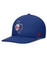 Nike Men's Royal Texas Rangers Pro Performance Snapback Hat