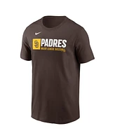 Nike Men's Brown San Diego Padres Team Block T-Shirt