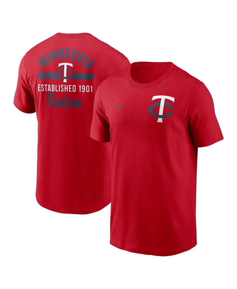 Nike Men's Red Minnesota Twins T-Shirt