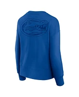 Fanatics Women's Royal Florida Gators Supersoft Flow Fleece Pullover Sweatshirt