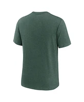 Nike Men's Green Michigan State Spartans Arch Over Logo Tri-Blend T-Shirt