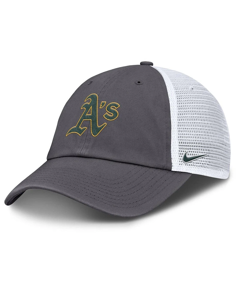 Nike Men's Gray Athletics Adjustable Trucker Hat