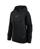 Fanatics Women's Black Detroit Red Wings Authentic Pro Road Pullover Hoodie