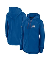 Fanatics Women's Blue Colorado Avalanche Authentic Pro Rink Fleece Full-Zip Jacket