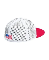 Adidas Men's White Rutgers Scarlet Knights On-Field Fitted Baseball Hat