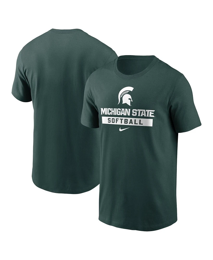 Nike Men's Green Michigan State Spartans Softball T-Shirt