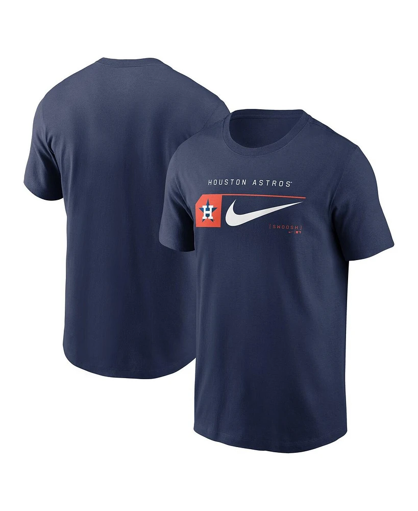 Nike Men's Navy Houston Astros Team Swoosh Lockup T-Shirt