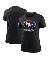 Nike Women's Black San Francisco 49ers 2024 Nfl Crucial Catch Tri-Blend T-Shirt