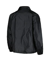 Men's Dunbrooke Black Baltimore Orioles Coach's Raglan Full-Snap Windbreaker Jacket