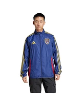 Adidas Men's Blue/White Real Salt Lake 2025 Anthem Reversible Full-Zip Jacket