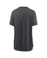 Nike Women's Heather Charcoal Toronto Blue Jays Authentic Collection Early Work Tri-Blend T-Shirt