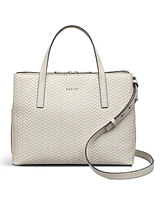 Radley London Dukes Place Weave Emboss Medium Zip Top Satchel