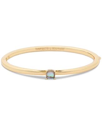 Kate Spade New York Gold-Tone Color Cubic Zirconia Bangle Bracelet