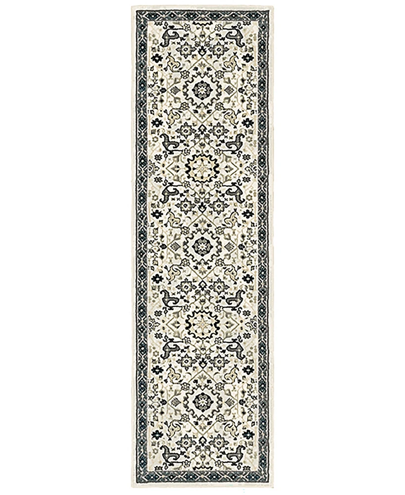 Oriental Weavers Bowen 073J2 2'3" x 7'6" Runner Rug