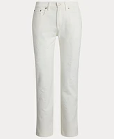 Lauren Ralph Women's Embroidered Relaxed Tapered Jeans