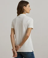 Lauren Ralph Women's Patchwork Pique Polo Shirt