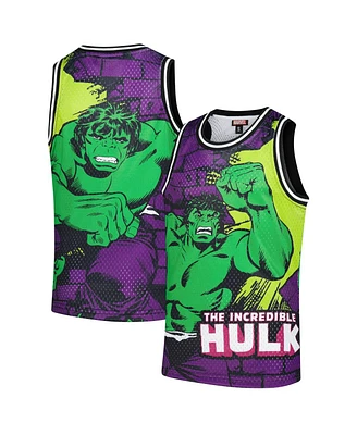 Lids Big Boys and Girls Purple Hulk Print Mesh Fashion Jersey