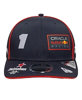 New Era Men's Max Verstappen Navy Red Bull Racing Replica Driver 9SEVENTY Stretch-Snap Hat