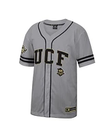 Colosseum Men's Gray Ucf Knights Free Spirited Baseball Jersey