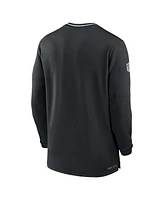 Nike Men's Black Las Vegas Raiders Coach Half-Zip Sweatshirt