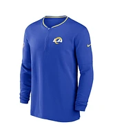 Nike Men's Royal Los Angeles Rams Coach Half-Zip Sweatshirt
