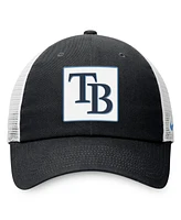 Nike Men's Black Tampa Bay Rays Rise Adjustable Trucker Hat