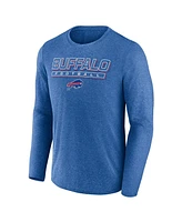 Fanatics Men's Heather Royal Buffalo Bills Fundamentals Long Sleeve T-Shirt