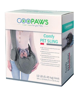 Comfy Pet Sling: Grey