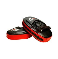 Genuine Leather Target Focus Punching Mitts for Mma, Kickboxing, Muay Thai & Martial Arts Training | Shock-Absorbing, Lightweight, Durable with Adjust