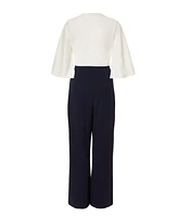 Quiz Women's Two Toned Scuba Crepe Jumpsuit