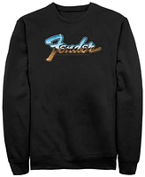 Fender Men's Chrome Crew Fleece Pullover Sweatshirt