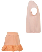 Nike Little Girls 2-Piece Sunny Swoosh Scooter Set