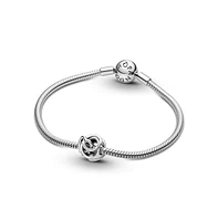 Pandora Sterling Silver Family Always Encircled Heart Charms