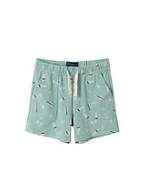 Andy & Evan Toddler Boys Toddler/Child Washed Surfboard Henley and Shorts Set