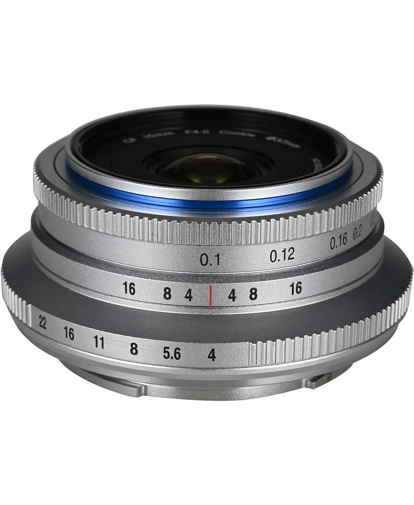 Venus Laowa 10mm f/4 Cookie Pancake Lens for Fujifilm X, Silver