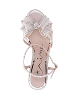 Nina Women's Vayda Bow Almond Toe Dress Sandals