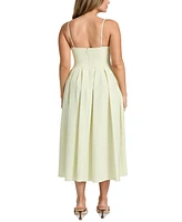 Guess Women's Bria Sweetheart Empire-Waist Midi Dress