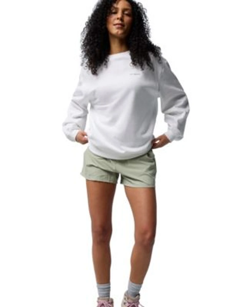 Columbia Womens Aldermore Crewneck Bluevista Hill Short