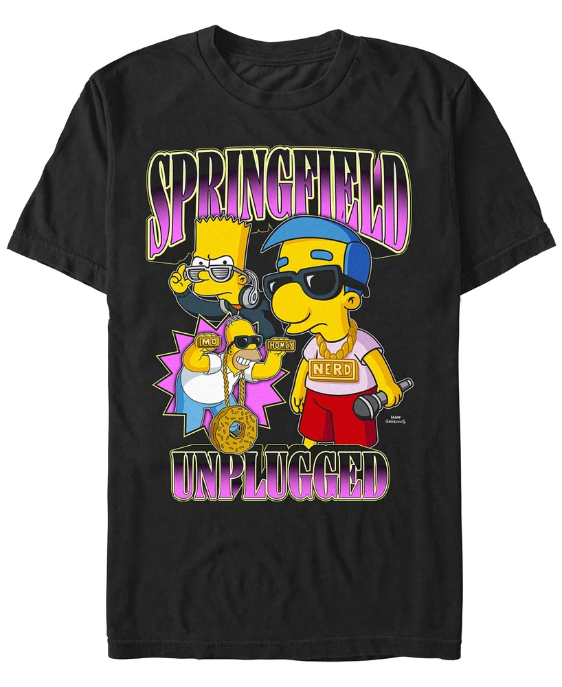 The Simpsons Men's Music Group Short Sleeve T-Shirt