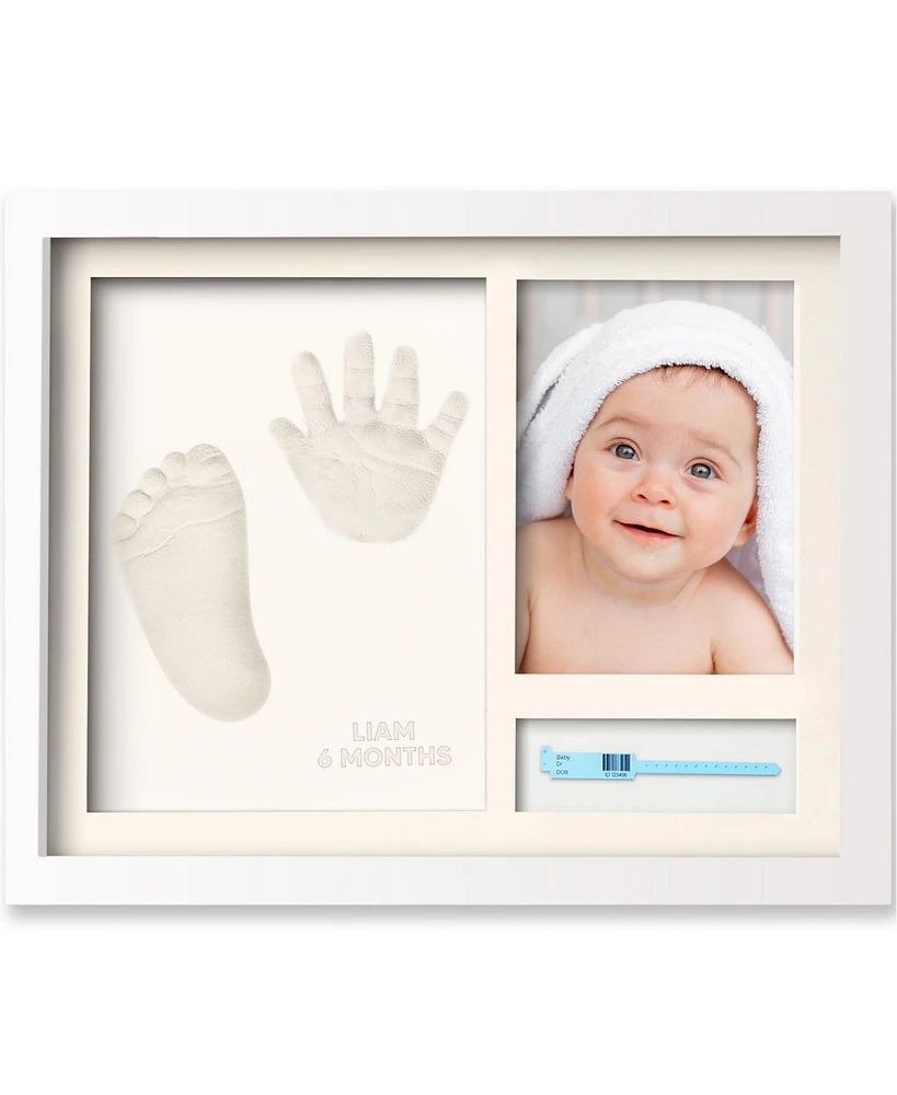 Noel Baby Hand and Footprint Kit, Personalized Baby Keepsake Picture Frame, Newborn Handprint Kit for Boy, Girl
