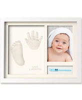 Noel Baby Hand and Footprint Kit, Personalized Baby Keepsake Picture Frame, Newborn Handprint Kit for Boy, Girl