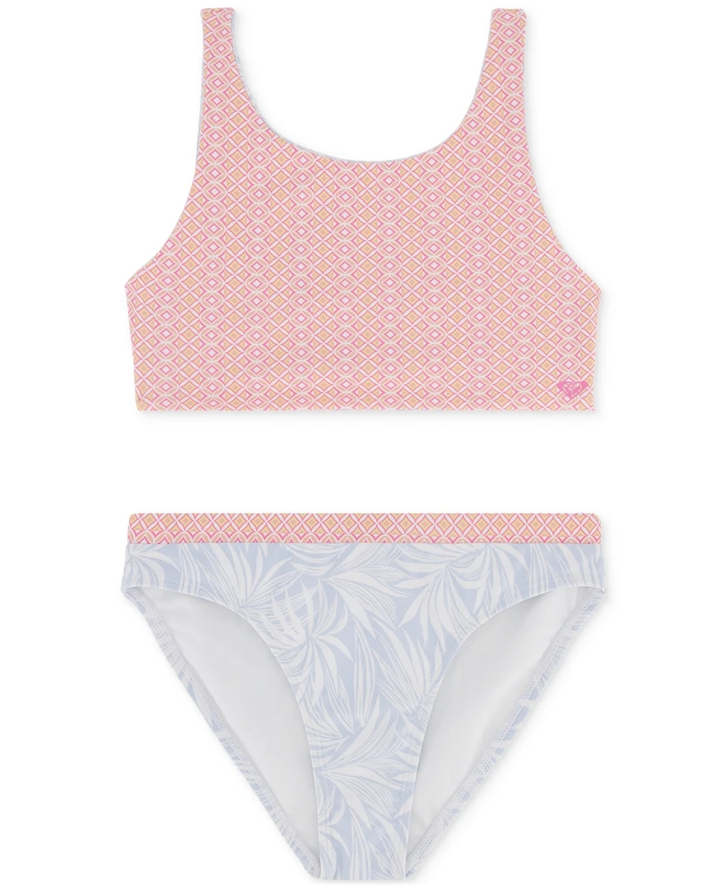 Roxy Big Girls Bali Breaks Two-Piece Swimsuit Set