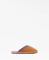 Mango Women's Contrast Stitch Espadrille Slip-Ons