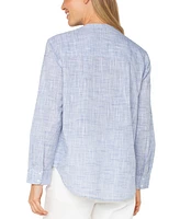 Liverpool Los Angeles Women's Cotton Long-Sleeve Shirt
