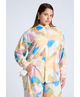Eloquii Plus Button Down Top