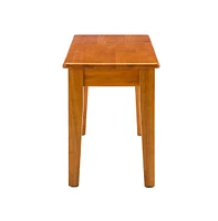 Modern Dining Bench with Tapered Legs for Stylish Dining Room Seating